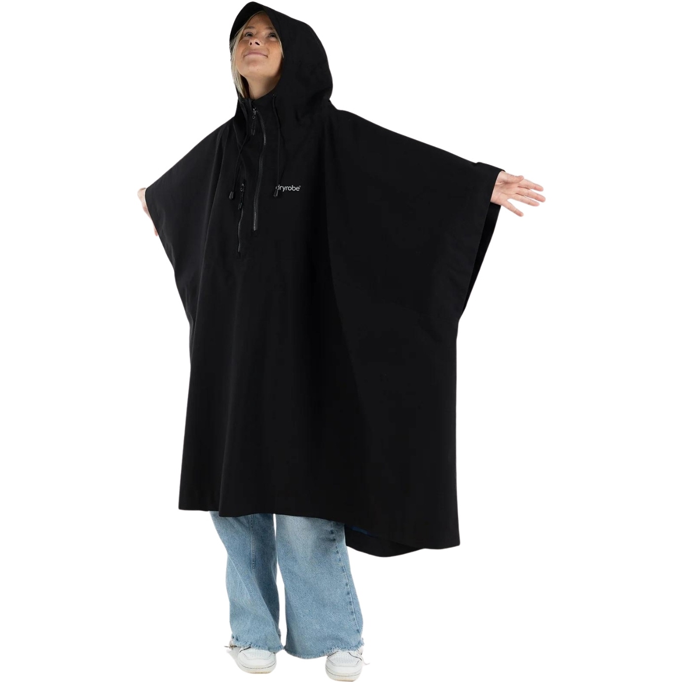 2026 Dryrobe Waterproof Change Robe / Poncho DRWCRP - Black